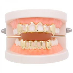 Hiphop Grillz Metal Denture Braces