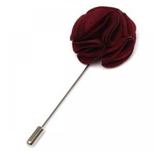 Handmade Fabric Lapel Boutonniere Brooch Pin Men's Accessories