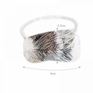 Fashion Leaf Hair Band Rope Hair Tie Elastic Ponytail Holder Hair Accessories for Women