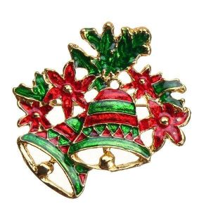Different Styles  Santa Socks Trees Alloy Christmas Brooch Pins For Christmas