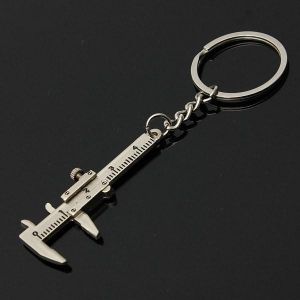 shopping קישוטים Simulation Slide Ruler Vernier Caliper Model Keyring Key Chain