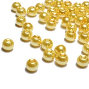 4 6 8mm Multicolor Glass Beads Round Spacer Loose Beads DIY Jewelry Accessories