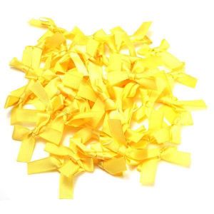 50Pcs 7mm Satin Ribbon Bows Scrapbooking For DIY Decoration Gifts