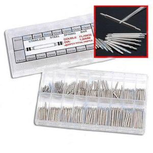 360 Pcs Watch Spring Bars &amp; Link Pins 6 23mm Tools