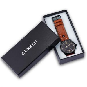 CURREN Brand Watch Box Paper Material Gift Watch Box with Pillows
