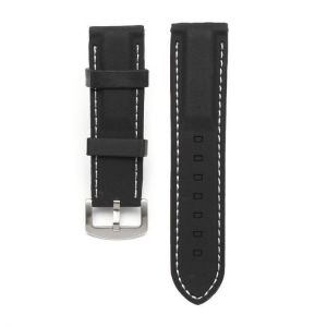 22/24mm Width Silicone Watch Band Wrist Rubber Mens Strap Sport Diver Waterproof