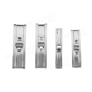 Silver Color Stainless Steel Fold Watch Band Buckle