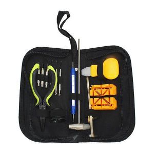 shopping כלים לשעונים 13 PCS Watch Repair Tool Kit Watch Case Opener Hammer Pliers Link Remover