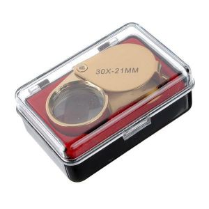 shopping כלים לשעונים Golden 30 X 21mm Jeweler Loupe Magnifying Eye Glass Magnifier New