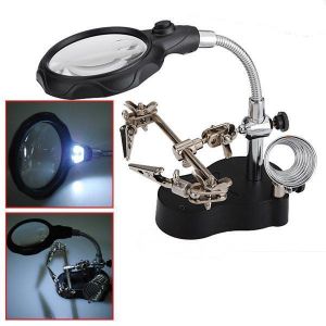 3.5X Third Helping Hand Clip Type Magnifying Glass