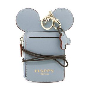 shopping תיקי נשים Cute Animal Shape Card Holder Wallet Purse Neck Wallet Lanyard Wallet for Women