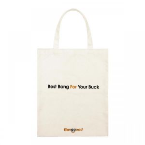 Banggood Logo Customize Print Canvas Shopping Bag Chic Shoulder Bag Handbag