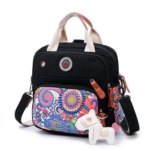 Women Canvas Large Capacity Light Weight Multifunction Travel Outdooors Crossboby Bag Backpack