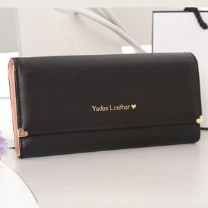 shopping תיקי נשים Women Clutch Matte Leather Wallet Lady Card Holder Purse Handbag