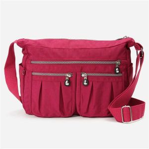 Women Nylon Light Weight Bags Casual Outdooors Waterproof Shoulderbags Crossbody Bags