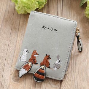 Cartoon Cute Lovely Bi-fold Small Wallet Purse Card Holder For Women