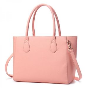 Brenice Women Casual Large Capacity Shopping Handbag Solid Shoulder Bag