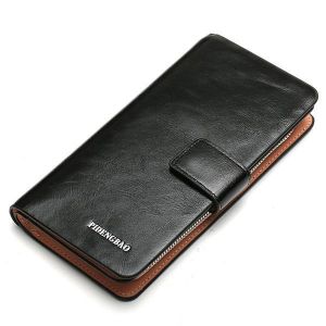 6 Inches Cell Phone Women 12 Card Slots Cell Phone Wallet Purse PU Credit Card Wallet
