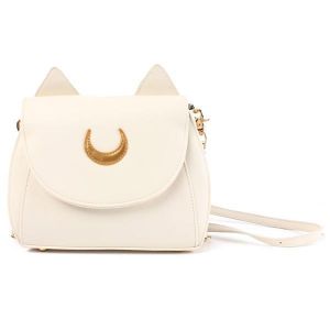 Sweet Women's Crossbody Bag Cat Shoulder Bags With Moon Print and Ear Pattern Design