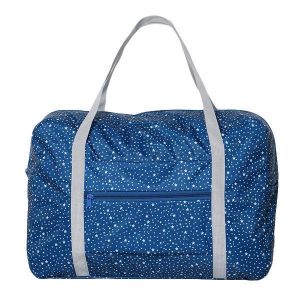 Women Nylon Little Flowers Travel Bag Floral Duffel Bag Luggage Bag Handbag