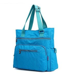 Nylon Shoulder Bag Multifunctional Messenger Diaper Bag for Women