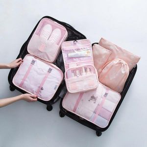 5/7/9 Pieces Waterproof Travel Organizer Waterproof Multi-function Travel Bag