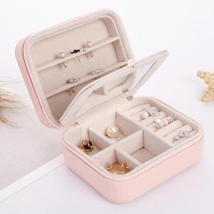 Women Travel Portable Jewelry Storage Bag Small Earrings Storage box Travel Bag