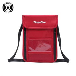 Men Women RFID Nylon Waterproof Anti-Theft Travel Passport Multi-Function Sling Bag Crossbody Bag