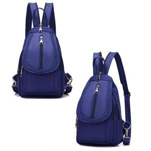 shopping תיקי נשים Women Braid Decoraction Nylon Waterproof Casual Chest Bag Outdoor Crossbody Bag