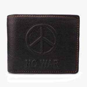 Men's Genuine Leather Wallet Double Head Eagle Pattern Wallet