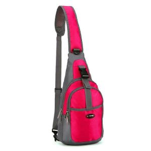 Men Women Waterproof Sport Chest Pouch Shoulder Crossbody Bag