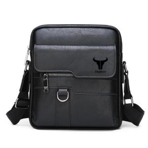 Ekphero Men Faux Leather Vintage Business Bag Messenger Bag Crossbody Bag Office Work
