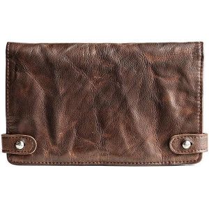 E Ekphero Men Card Holder Long Wallet Phone Bag Vintage Purse