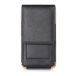 Man Business PU Phone Wallet Card Bag Wallet Purse Dual Use Waist Bag
