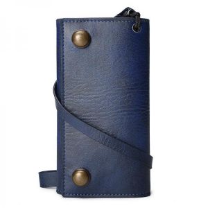 E EkpheroMen Casual Trifold Multi-Slot Long Wallet Card Holder Cash Holder Clutch Bag