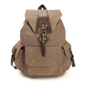 Casual Vintage Men's Backpacks Canvas Women Backpack School Bags
