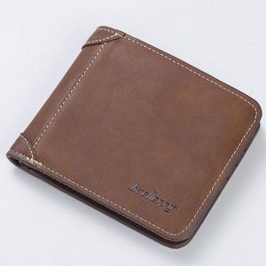 Men 10 Card Slots Artificial Leather Casual Brief Trifold Wallet