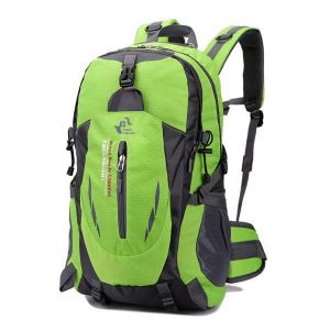 40L Big Capacity Travel Backpack Waterproof Nylon Outdoor Backpack For Women Men