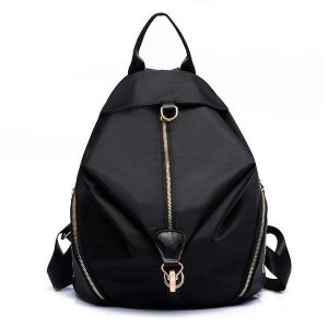 Women Elegant Color Secret Backpack Nylon Unique Retro Shoulder Bag