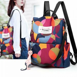 Women Back To School Anti-Theft Nylon Backpack Girls Bag Backpack Travel Bags