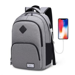 Anti-theft USB Interface Backpack 15.6 Inch Laptop Notebook Large Capacity Back