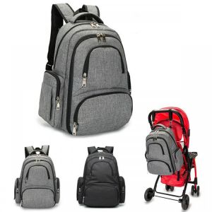 30x18x43cm Waterproof Oxford Outdoor Mummy Backpack Stroller Hanging Bag Travel Bags