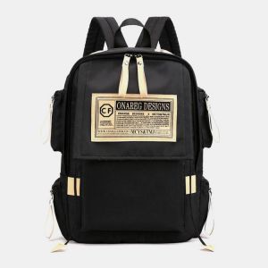 Women Nylon Waterproof Large Capacity Handbag Backpack