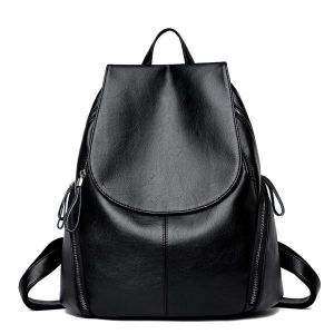 Women PU High-capacity Short-haul Travel Bag Portable Backpack
