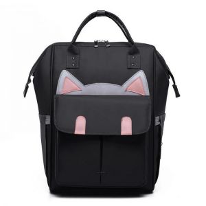 Women Fashion Cute Backpack Mummy Bag Multi-function Large Capacity Shoulder Bag For Outdoor Shopping