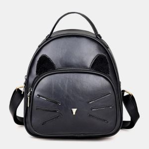 Women Crossbody Bag Cat Pattern Handbag Crossbody Bag Backpack For Date Outdoor