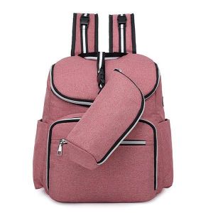 Women Large Capacity Diaper Bag Mommy Handbag Shoulder Bag Backpack