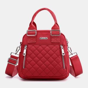 Women Large Capacity Multifunctional Waterproof Multi-Layer Shoulder Bag Backpack