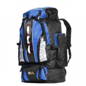 90L Waterproof Outdoor Sport Hiking Camping Rucksack Bag Luggage Travel Backpack