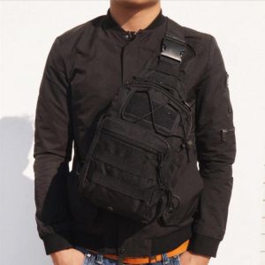 ZANLURE A18 Military Fan Waterproof Multifunctional Tactical Bag Chest Bag Crossbody Bag
